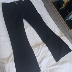 Women flared denim jeans